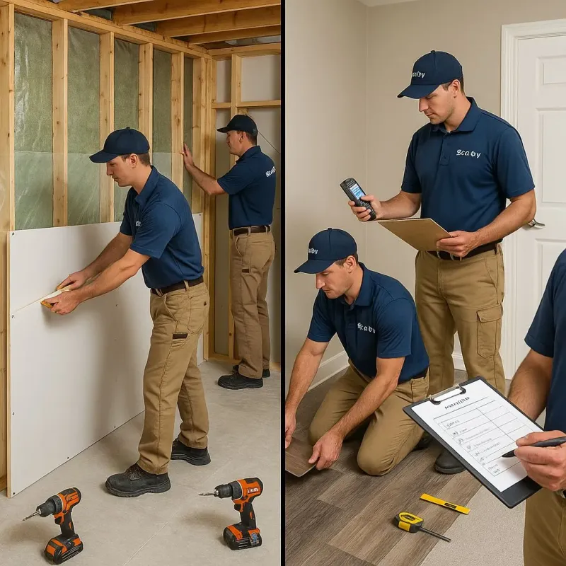 Repairs and Reconstruction process in West Grove, PA
